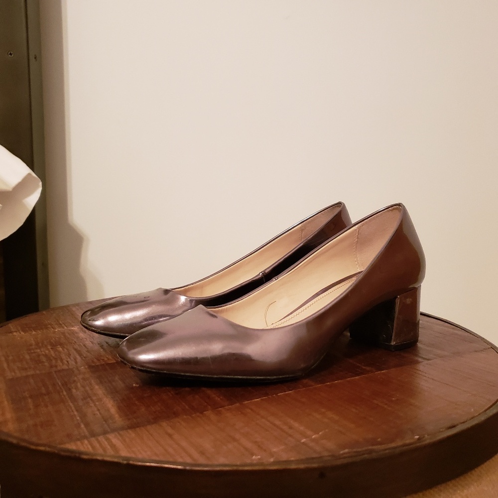 Zara metallic shoes